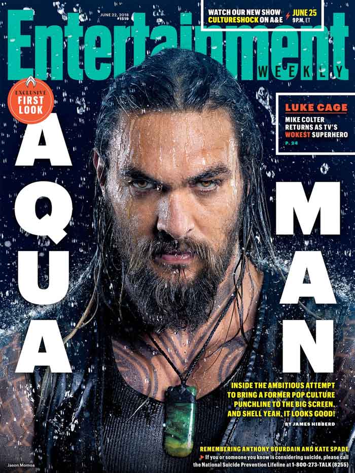 Jason Momoa interpreta a Arthur Curry/Aquaman en la nueva película del DCEU
