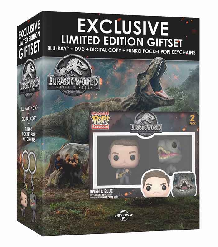 blu-ray de jurassic world 2: el reino caído