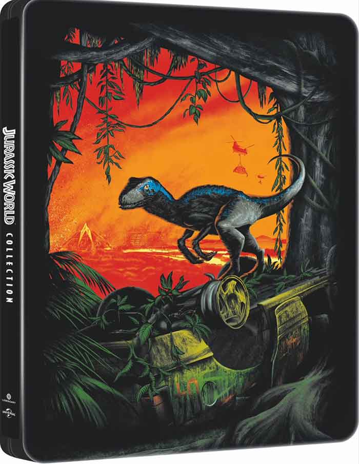 blu-ray de jurassic world 2: el reino caído