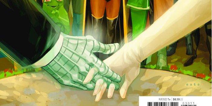 la boda de marvel comics en x-men: gold
