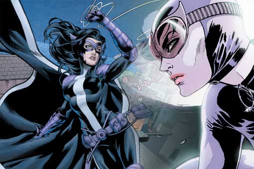 huntress la cazadora catwoman