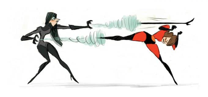 The Art of Incredibles 2 (Los increíbles 2) visual development concept art 09