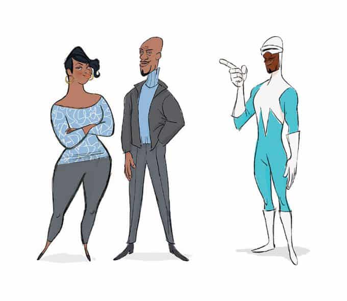 The Art of Incredibles 2 (Los increíbles 2) visual development concept art 14