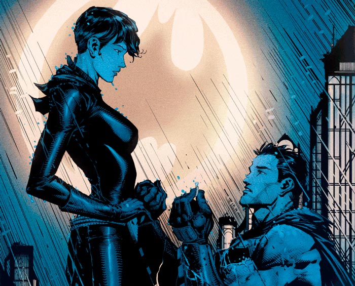 la pedida de Batman a Catwoman