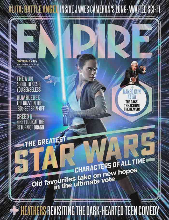 star wars 9: rey como portada de empire