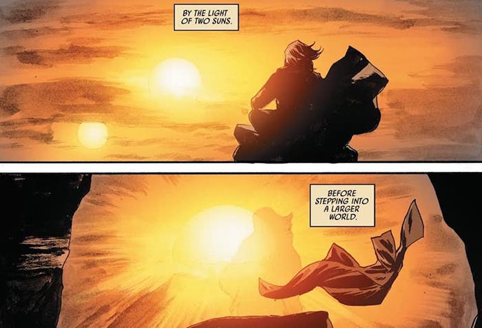 el final del cómic de star wars: los últimos jedi con luke skywalker