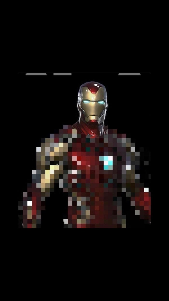 el look de iron man en vengadores 4
