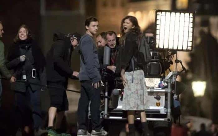 peter parker (tom holland) y mj (zendaya) en spider-man: lejos de casa