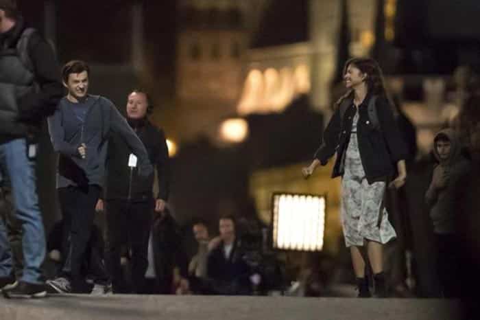 peter parker (tom holland) y mj (zendaya) en spider-man: lejos de casa