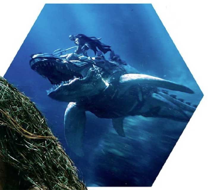 Aquaman: Primera imagen de Willem Dafoe cabalgando un tiburón Aquaman: Primera imagen de Willem Dafoe cabalgando un tiburón