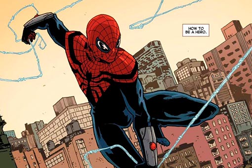 spider-man: lejos de casa | filtrado el nuevo traje rojo y negro del trepamuros