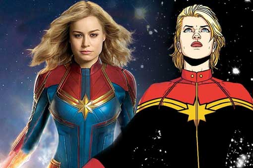capitana marvel: filtran imagen de como marvel studios recrea los cómics