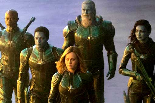 capitana marvel añade un nuevo personaje a las re-grabaciones