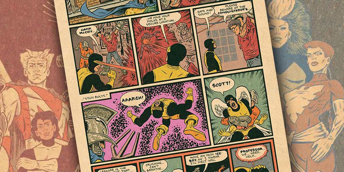 viñeta de la patrulla-x: ¿quién osa desafiar a los semi-hombres? (panini cómics)