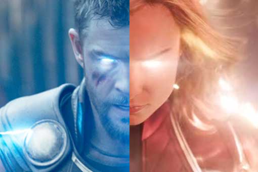 ¿capitana marvel es digna de sujetar el martillo de thor?