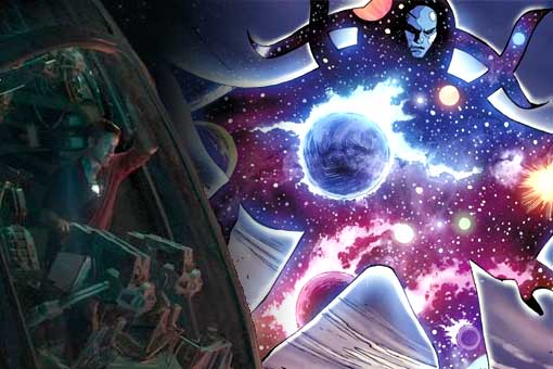 fan art del dios cósmico de marvel studios en vengadores: endgame