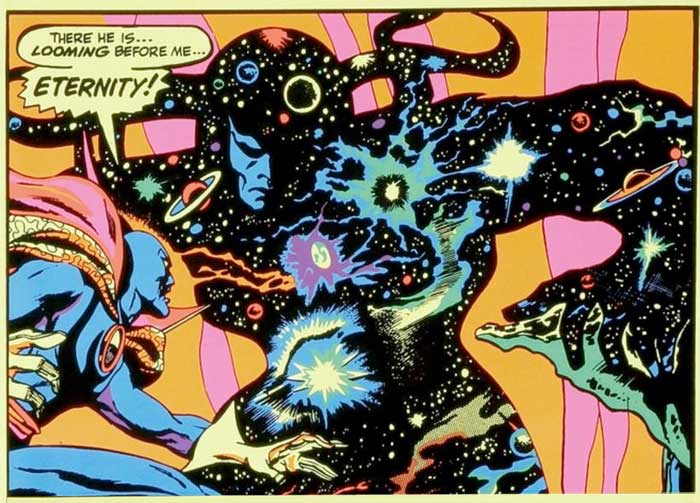 fan art del dios cósmico de marvel studios en vengadores: endgame