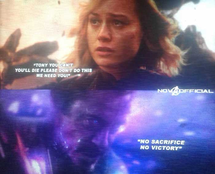 filtran un momento impactante del tráiler de vengadores 4