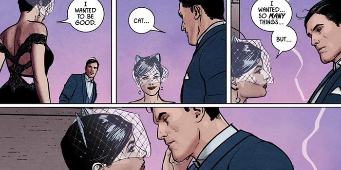 la boda falsa de batman y catwoman (dc comics)