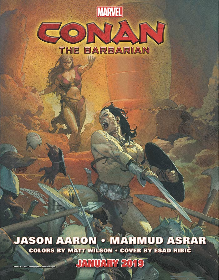 Conan el bárbaro, de Jason Aaron y Mamouhd Ashrar (Marvel)