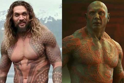 así iba a ser jason momoa como drax en guardianes de la galaxia