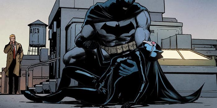 la falsa muerte de catwoman (dc comics)