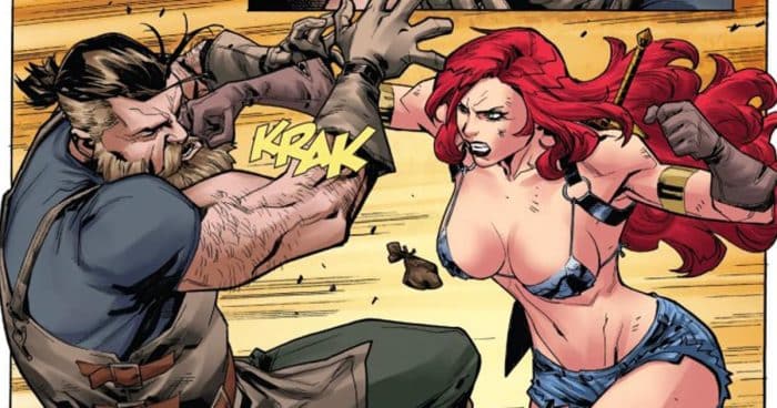 Reseña de 'Red Sonja: Carreteras secundarias': ¡La aventura continúa! viñeta de red sonja: carreteras secundarias (planeta cómic)