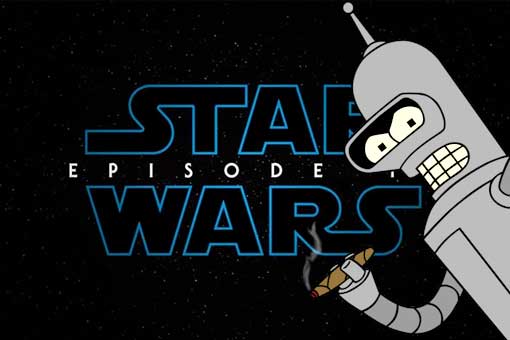 la predicción de futurama sobre el título de star wars 9