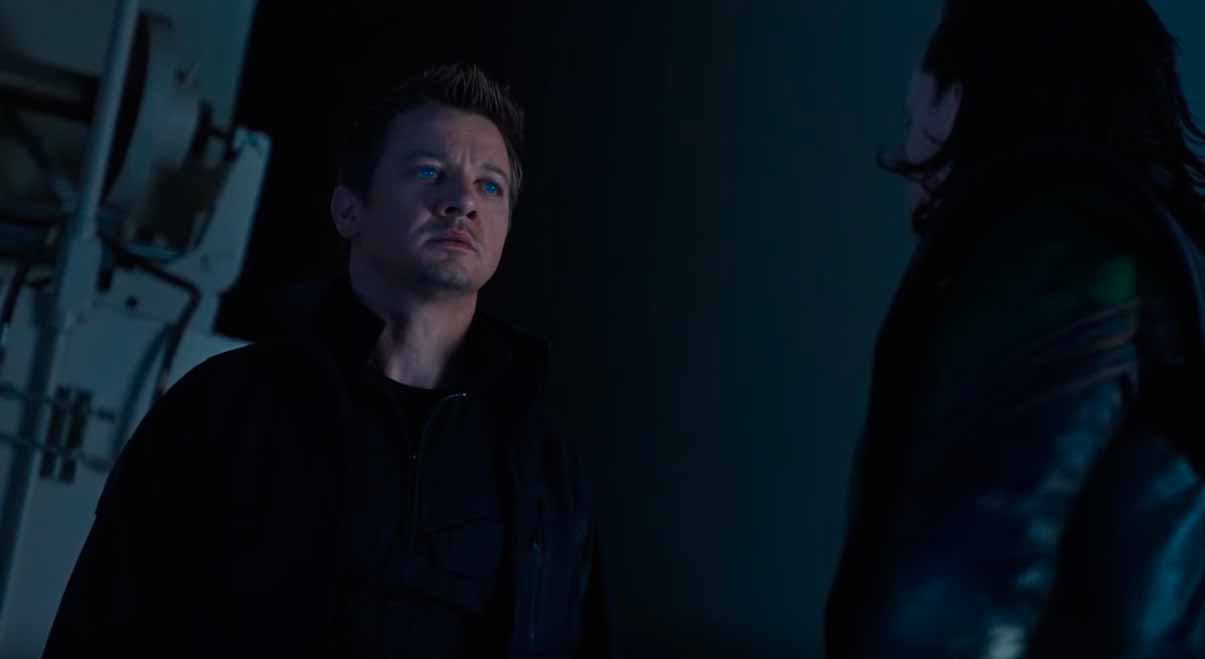 jeremy renner es ojo de halcón en vengadores: endgame