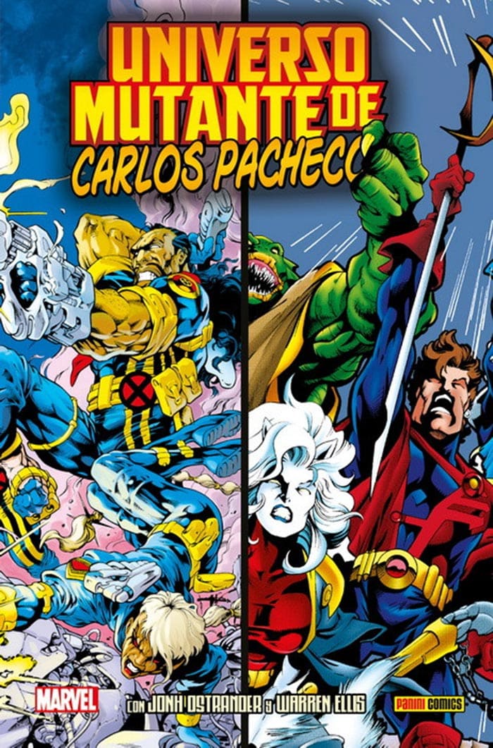 portada de universo mutante de carlos pacheco (marvel - panini cómics)