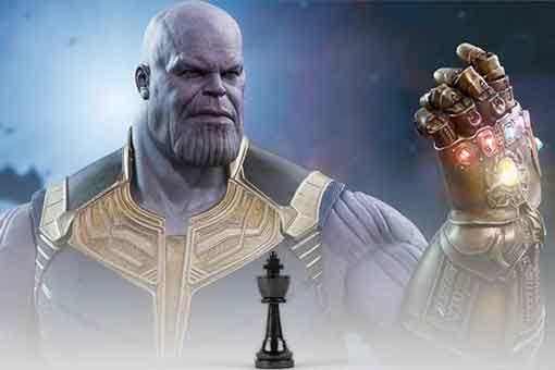 Fan Art de Thanos en la partida de ajedrez de Vengadores: Endgame fan art de thanos en la partida de ajedrez de vengadores: endgame
