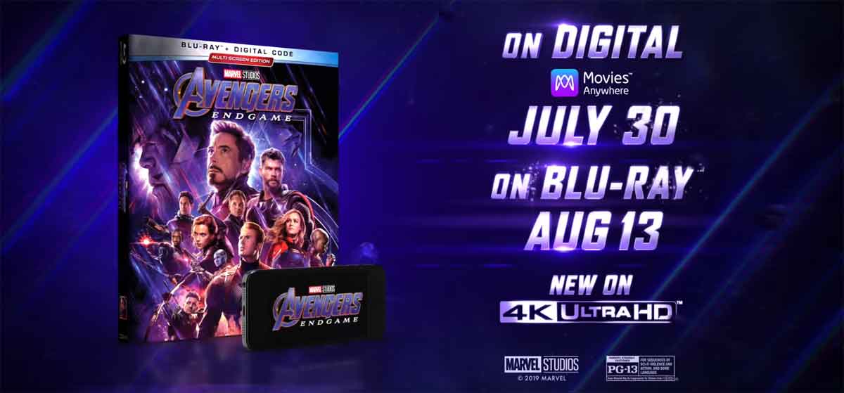 épico tráiler para celebrar el dvd / blu-ray de vengadores: endgame