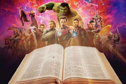 puedes buscar frases de películas de marvel como si fuera la biblia