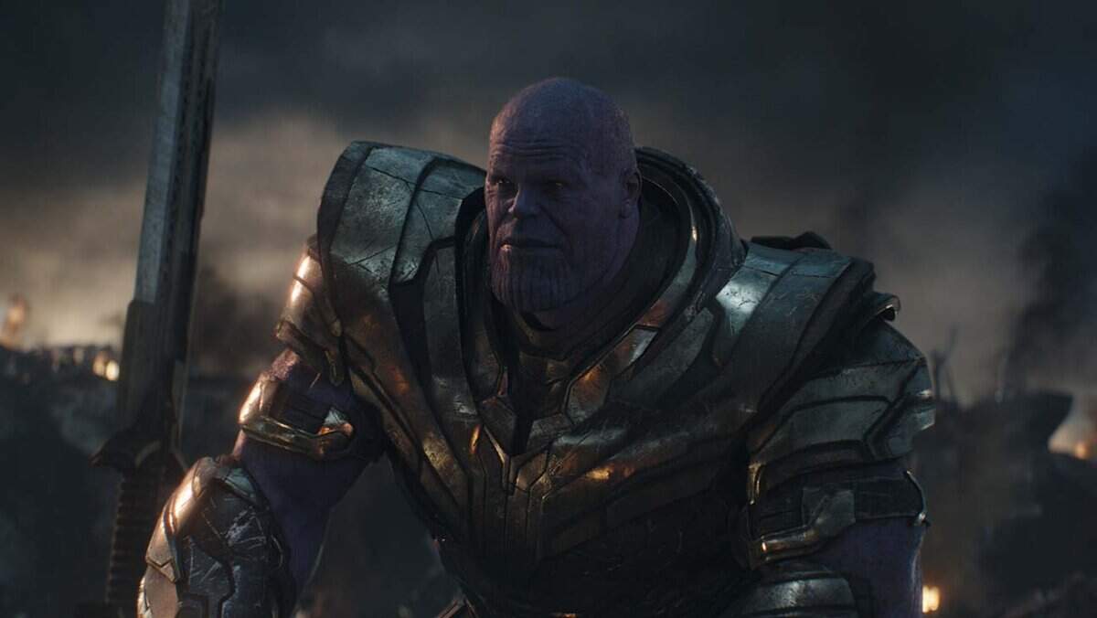 joven thanos en vengadores: endgame