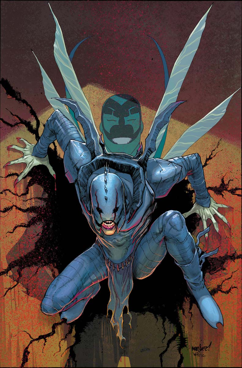 batman y superman blue beetle infected