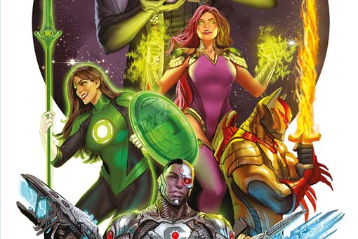 portada liga de la justicia: odisea nº1