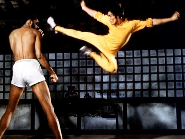 bruce lee y kareem abdul-jabbar en game of death