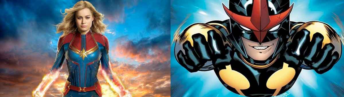 con capitana marvel, no necesitamos a nova en las películas de marvel