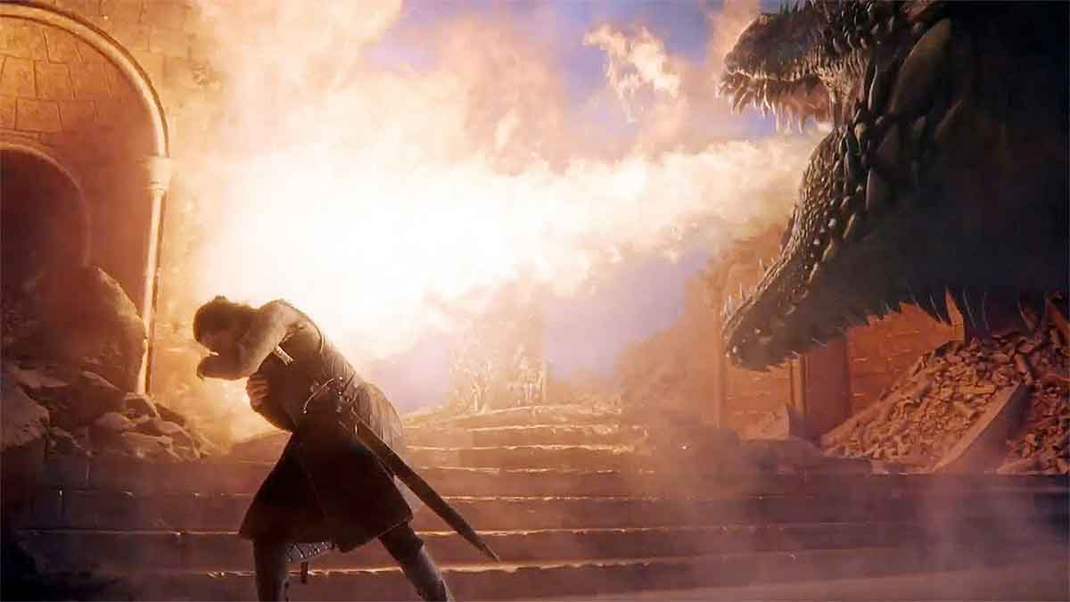 Motivo por el que Drogon quemó el Trono de Hierro y no mató a Jon Nieve