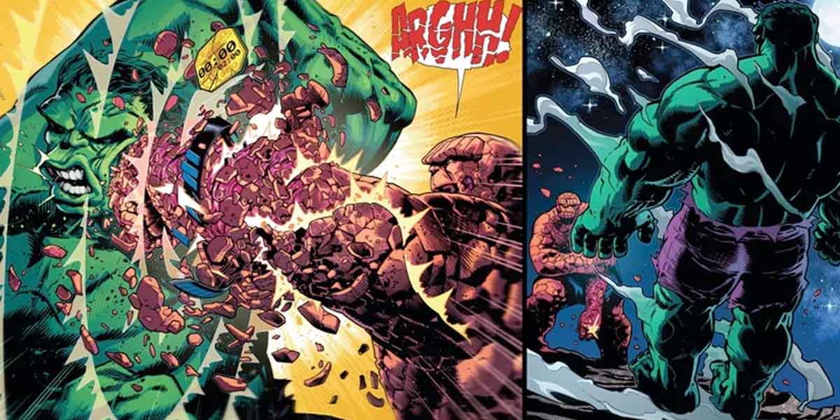 Hulk vs la Cosa: Ya sabemos quien es el más fuerte