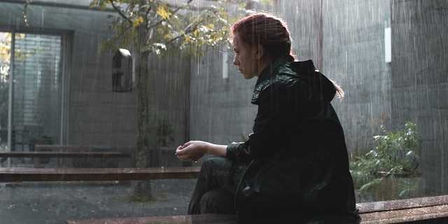 viuda negra en el cuartel de los vengadores