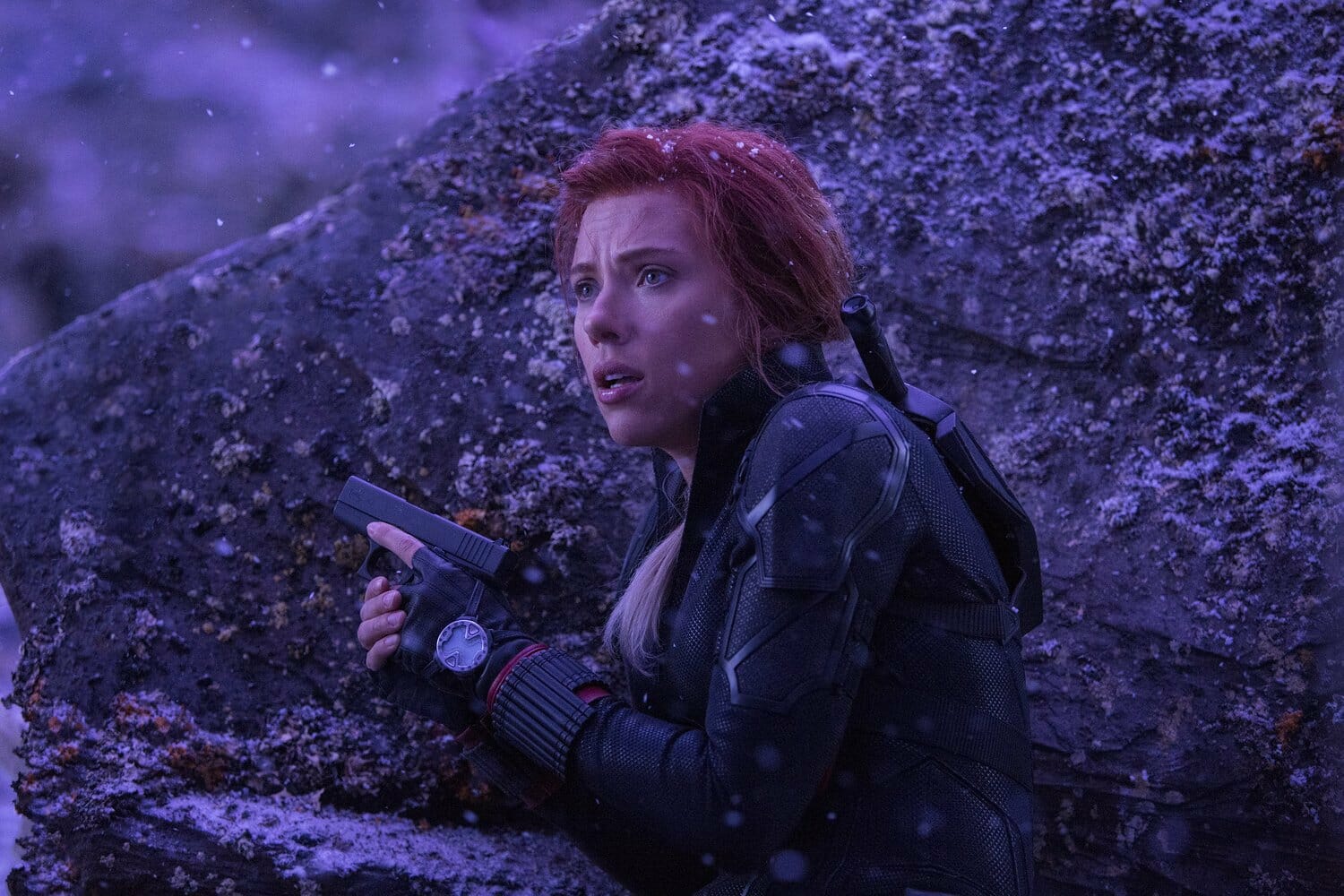 black widow en vormir. película marvel studios