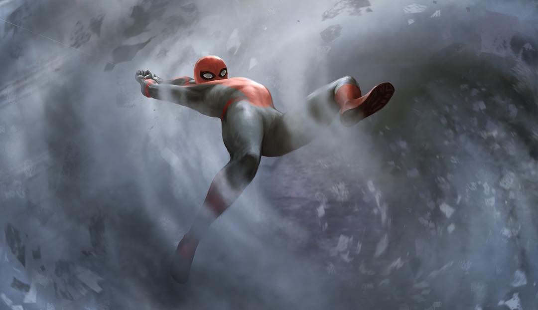 concept art misterio spider-man: lejos de casa