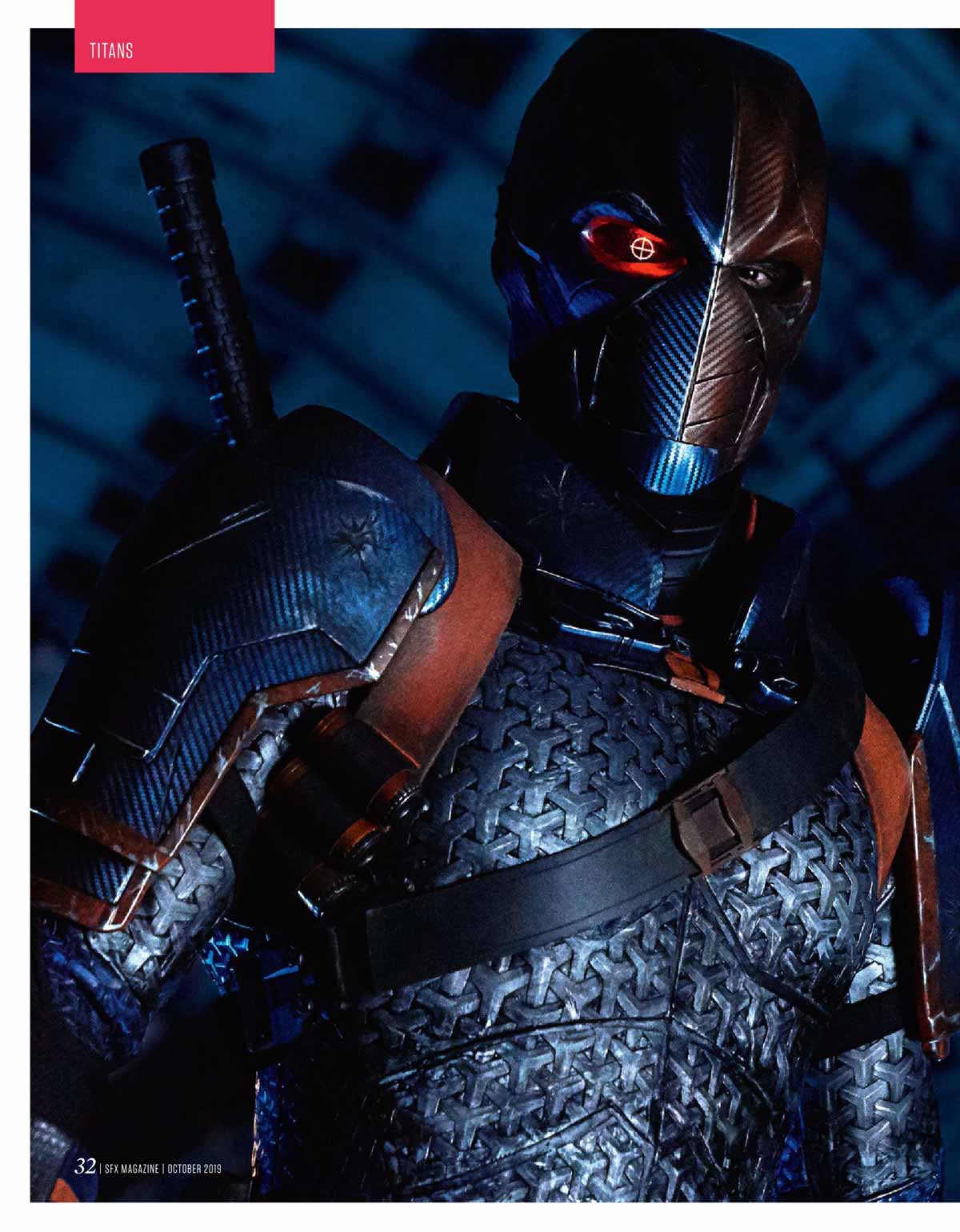 deathstroke Esai Morales en la segunda temporada de Titans