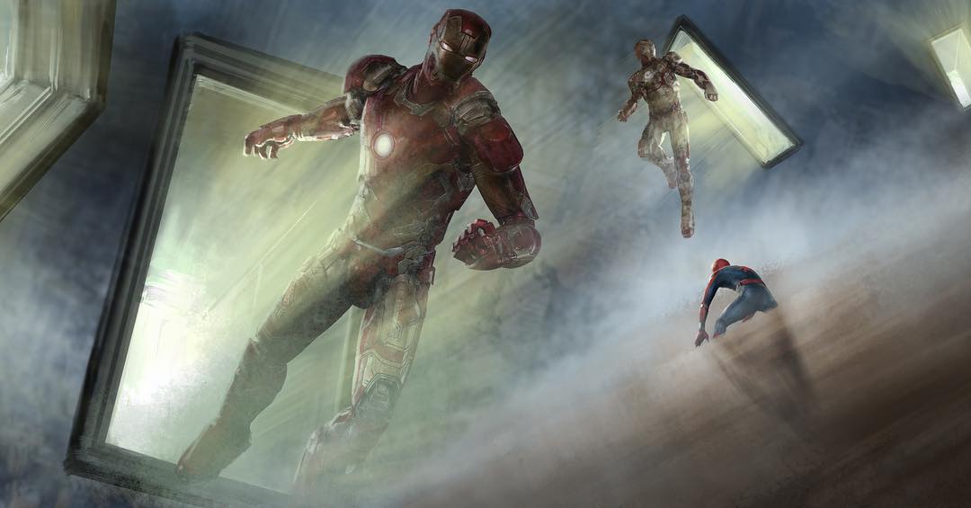 iron man spider-man lejos de casa