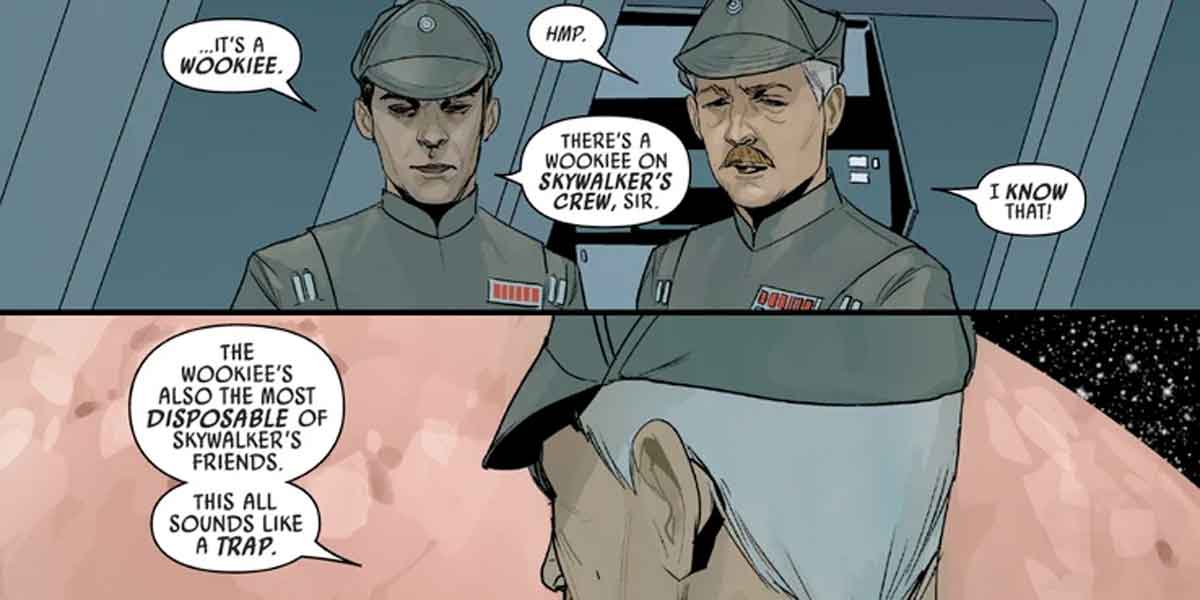 star wars muestra que chewbacca es muy mal espía