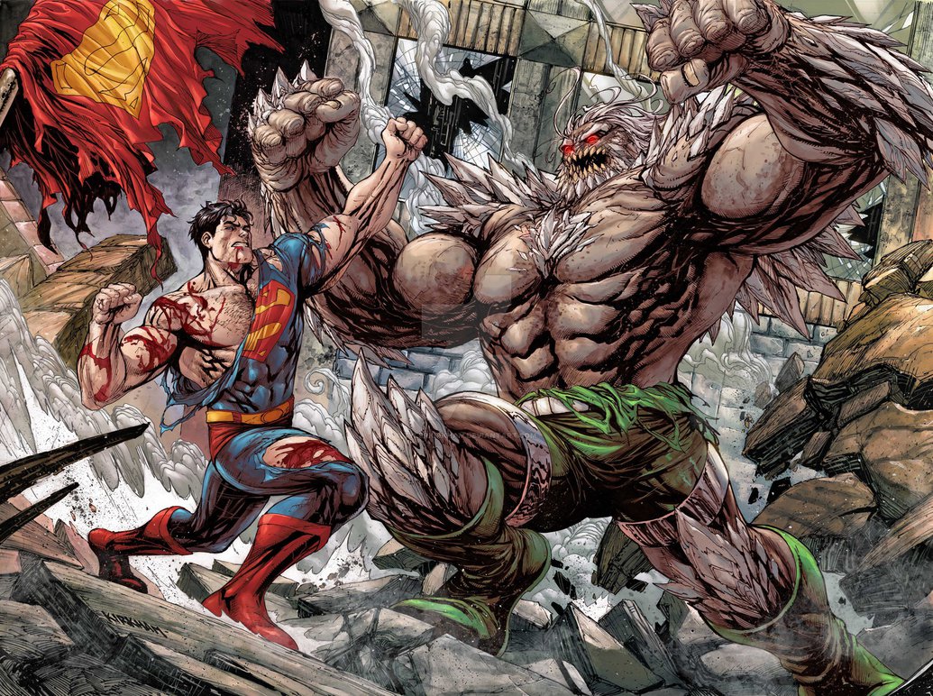 Descubre el top de los 5 mejores villanos más poderosos de DC Comics doomsday