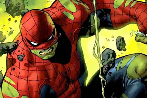 marvel mostrará el resultado de fusionar a hulk con spider-man