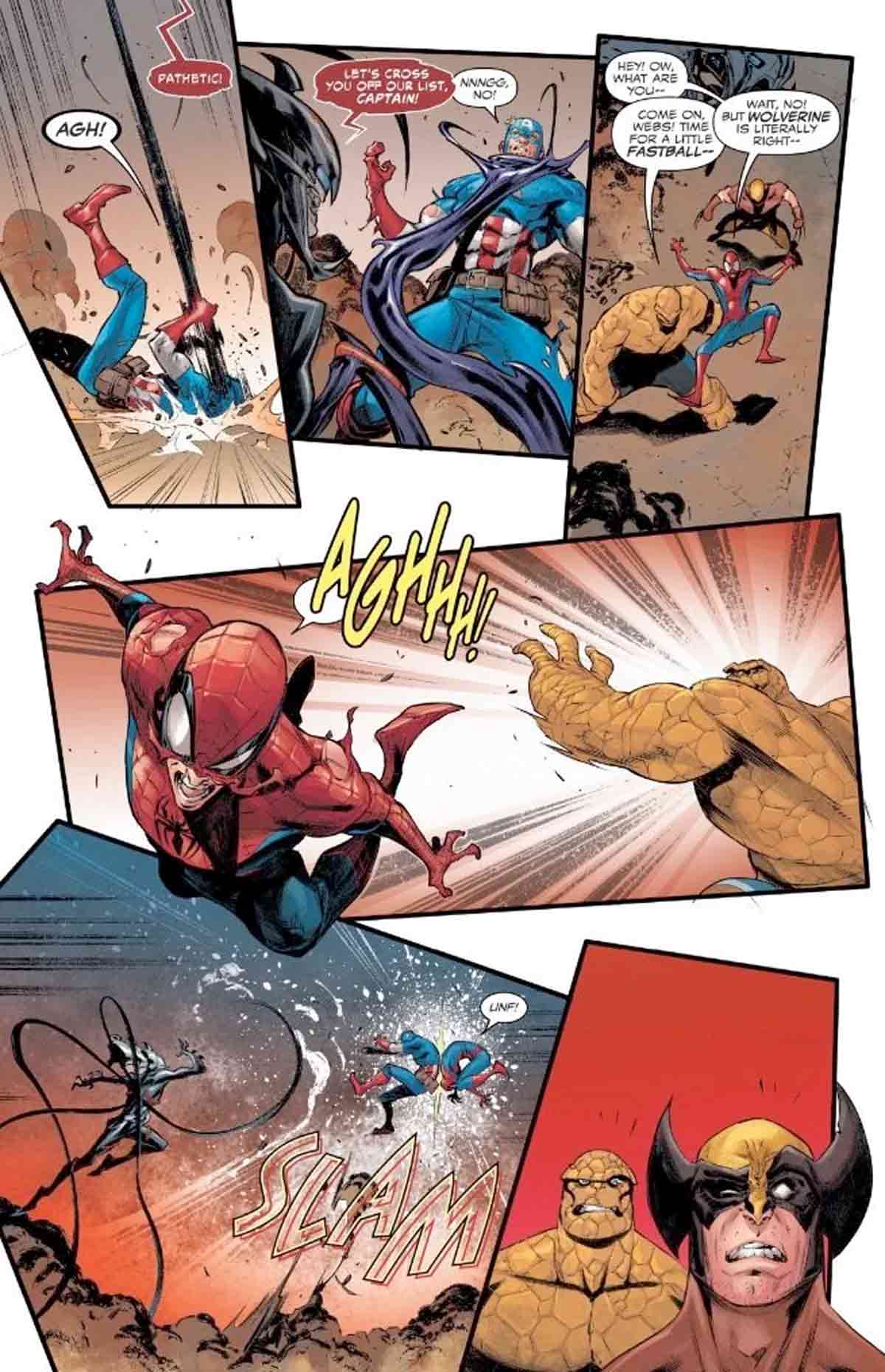 cuando spider-man imita a wolverine sale mal parado