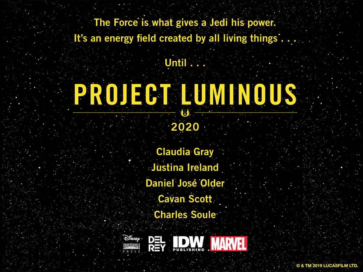star wars revela más detalles del misterioso proyecto luminous